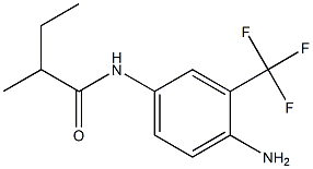  N-[4-amino-3-(trifluoromethyl)phenyl]-2-methylbutanamide