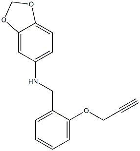 N-{[2-(prop-2-yn-1-yloxy)phenyl]methyl}-2H-1,3-benzodioxol-5-amine