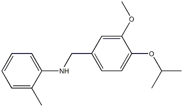 N-{[3-methoxy-4-(propan-2-yloxy)phenyl]methyl}-2-methylaniline|