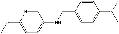 N-{[4-(dimethylamino)phenyl]methyl}-6-methoxypyridin-3-amine,,结构式