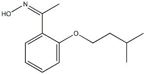 N-{1-[2-(3-methylbutoxy)phenyl]ethylidene}hydroxylamine 结构式