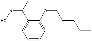 N-{1-[2-(pentyloxy)phenyl]ethylidene}hydroxylamine Structure