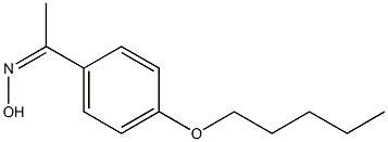 N-{1-[4-(pentyloxy)phenyl]ethylidene}hydroxylamine Structure