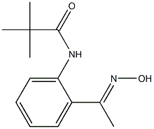 N-{2-[(1E)-N-hydroxyethanimidoyl]phenyl}-2,2-dimethylpropanamide|