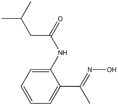  N-{2-[(1E)-N-hydroxyethanimidoyl]phenyl}-3-methylbutanamide