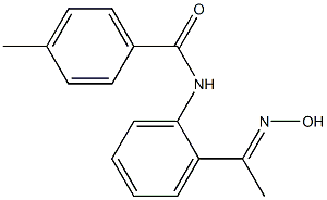 N-{2-[(1E)-N-hydroxyethanimidoyl]phenyl}-4-methylbenzamide Structure