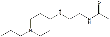 N-{2-[(1-propylpiperidin-4-yl)amino]ethyl}acetamide Structure