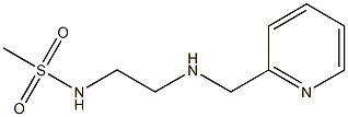 N-{2-[(pyridin-2-ylmethyl)amino]ethyl}methanesulfonamide Structure