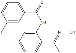 N-{2-[1-(hydroxyimino)ethyl]phenyl}-3-iodobenzamide