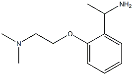 N-{2-[2-(1-aminoethyl)phenoxy]ethyl}-N,N-dimethylamine Structure