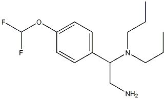 N-{2-amino-1-[4-(difluoromethoxy)phenyl]ethyl}-N,N-dipropylamine Structure