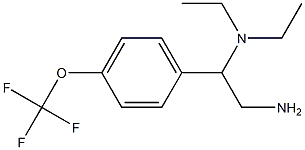 N-{2-amino-1-[4-(trifluoromethoxy)phenyl]ethyl}-N,N-diethylamine Structure