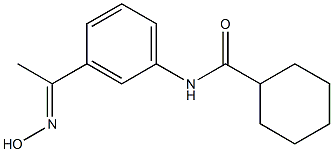 N-{3-[(1E)-N-hydroxyethanimidoyl]phenyl}cyclohexanecarboxamide