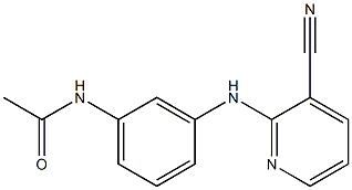 N-{3-[(3-cyanopyridin-2-yl)amino]phenyl}acetamide Structure