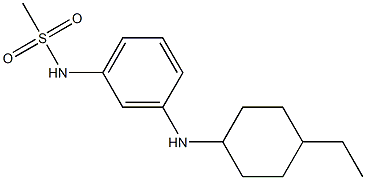 N-{3-[(4-ethylcyclohexyl)amino]phenyl}methanesulfonamide