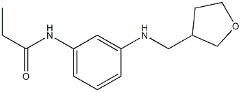 N-{3-[(oxolan-3-ylmethyl)amino]phenyl}propanamide