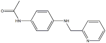 N-{4-[(pyridin-2-ylmethyl)amino]phenyl}acetamide Structure