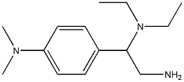 N-{4-[2-amino-1-(diethylamino)ethyl]phenyl}-N,N-dimethylamine 结构式