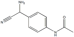 N-{4-[amino(cyano)methyl]phenyl}acetamide