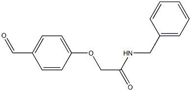 N-benzyl-2-(4-formylphenoxy)acetamide Structure