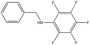 N-benzyl-2,3,4,5,6-pentafluoroaniline 结构式