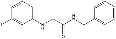 N-benzyl-2-[(3-iodophenyl)amino]acetamide Struktur