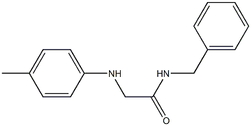 N-benzyl-2-[(4-methylphenyl)amino]acetamide