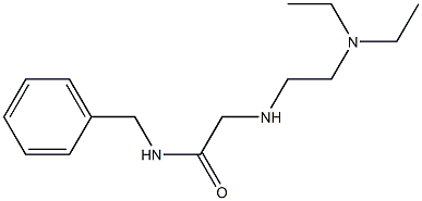 N-benzyl-2-{[2-(diethylamino)ethyl]amino}acetamide Structure