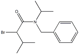 N-benzyl-2-bromo-N-isopropyl-3-methylbutanamide Structure
