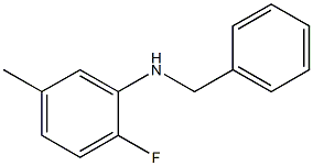N-benzyl-2-fluoro-5-methylaniline Structure