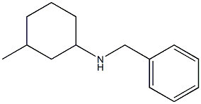 3-メチル-N-ベンジルシクロヘキサンアミン 化学構造式