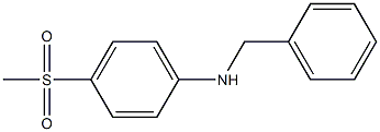 N-benzyl-4-methanesulfonylaniline Structure