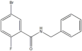 N-benzyl-5-bromo-2-fluorobenzamide Struktur