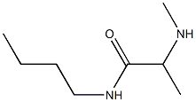 N-butyl-2-(methylamino)propanamide 化学構造式