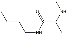 N-butyl-2-(methylamino)propanamide Structure