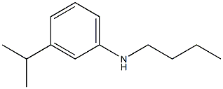 N-butyl-3-(propan-2-yl)aniline Structure