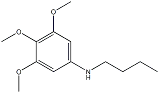 N-butyl-3,4,5-trimethoxyaniline Structure