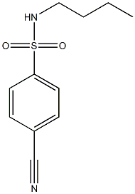 N-butyl-4-cyanobenzenesulfonamide Structure
