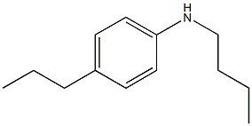 N-butyl-4-propylaniline Struktur