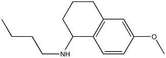 N-butyl-6-methoxy-1,2,3,4-tetrahydronaphthalen-1-amine Structure