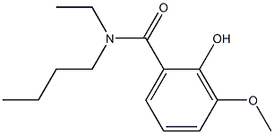 N-butyl-N-ethyl-2-hydroxy-3-methoxybenzamide Structure