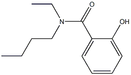 N-butyl-N-ethyl-2-hydroxybenzamide 结构式