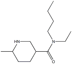 N-butyl-N-ethyl-6-methylpiperidine-3-carboxamide