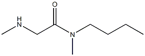 N-butyl-N-methyl-2-(methylamino)acetamide 结构式