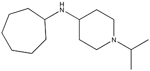 N-cycloheptyl-1-(propan-2-yl)piperidin-4-amine,,结构式