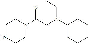  N-cyclohexyl-N-ethyl-N-(2-oxo-2-piperazin-1-ylethyl)amine