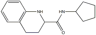 N-cyclopentyl-1,2,3,4-tetrahydroquinoline-2-carboxamide Structure