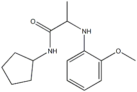 N-cyclopentyl-2-[(2-methoxyphenyl)amino]propanamide|