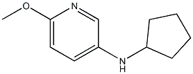 N-cyclopentyl-6-methoxypyridin-3-amine Structure