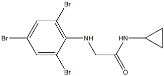 N-cyclopropyl-2-[(2,4,6-tribromophenyl)amino]acetamide